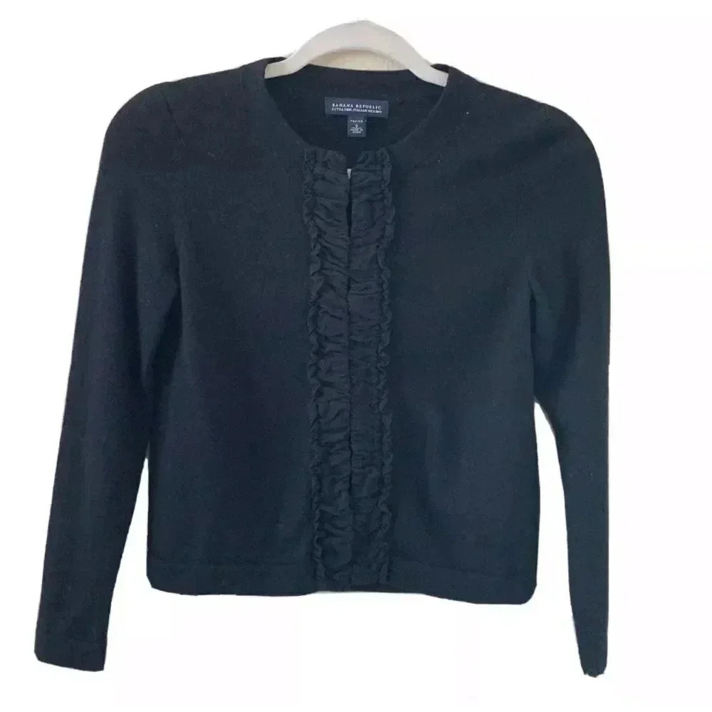 Banana Republic Extra Fine Italian Merino Cardigan